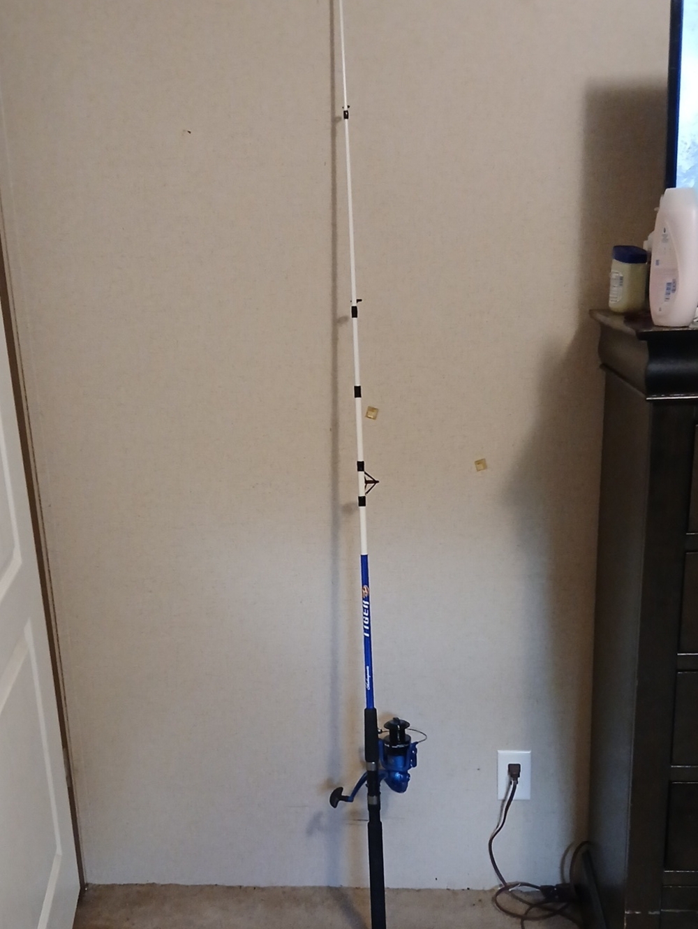 Blue Telescopic Fishing Rod & Reel - Portable Spinning Combo